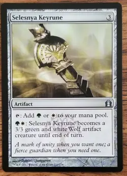 2012 MTG: Selesnya Keyrune English - Return to Ravnica (RTR) - See Pictures - Image 1