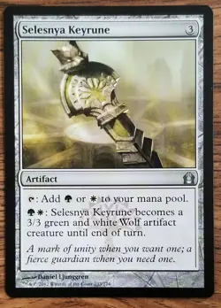 2012 MTG: Selesnya Keyrune English - Return to Ravnica (RTR) - See Pictures - Image 3