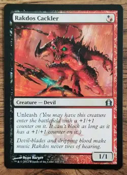 2012 MTG: Rakdos Cackler English - Return to Ravnica (RTR) - See Pictures - Mint - Image 3
