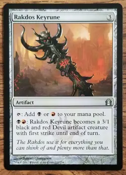2012 MTG: Rakdos Keyrune English - Return to Ravnica (RTR) - See Pictures - Mint - Image 1