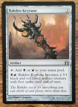 2012 MTG: Rakdos Keyrune English - Return to Ravnica (RTR) - See Pictures - Mint - Image 3