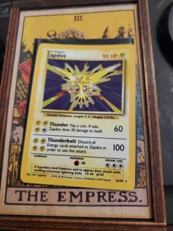 Pokemon TCG Zapdos Base Set Holo Rare Unlimited Card 16/102 NM Condition - Image 1