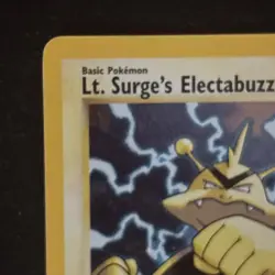 Pokemon TCG Lt. Surge's Electabuzz Gym Heroes 6/132 Holo Unlimited Rare NM - Image 3
