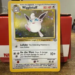 Wigglytuff 16/64 Holo Rare Pokemon 1999 Jungle - LP - Image 1