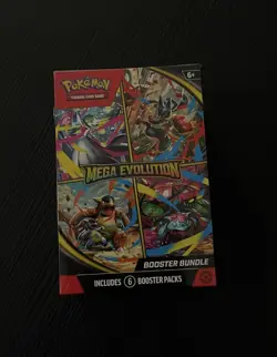 Pokemon TCG: Mega Evolution Booster Bundle 6 Booster Pack-Sealed-FAST SHIP - Image 1