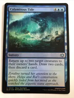 MTG Bloomburrow Calamitous Tide Foil 0043 NM - Image 1