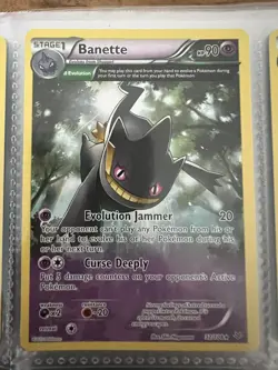 BANETTE 32/108 Roaring Skies Pokemon card - Rare Half Art LP - Image 1