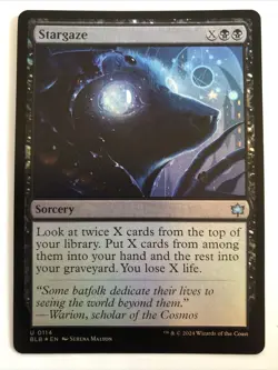 MTG Bloomburrow Stargaze Foil 0114 NM - Image 1