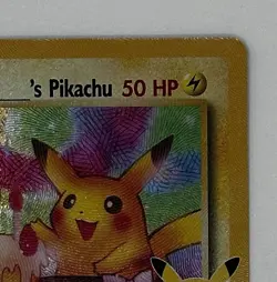 Pokemon TCG Holo Pikachu Birthday Celebrations Classic Collection NM/M Condition - Image 4