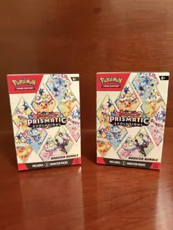 2 X Pokemon TCG Scarlet & Violet Prismatic Evolutions Booster Bundle ?Sealed? - Image 1