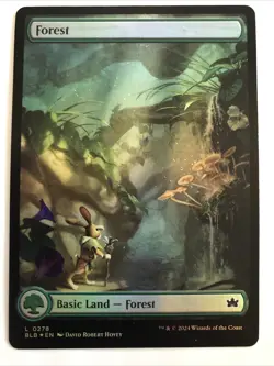 MTG Bloomburrow Forest Full Art Foil 0278 NM - Image 1