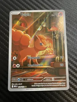 Pokemon TCG Vulpix 138/132 Mega Evolution Near Mint Condition - Image 1