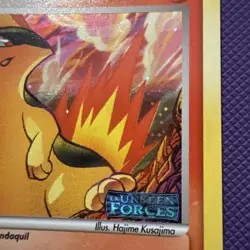 Quilava 45/115 Stamped holo - EX Unseen Forces - Near Mint Pokemon TCG - Image 4