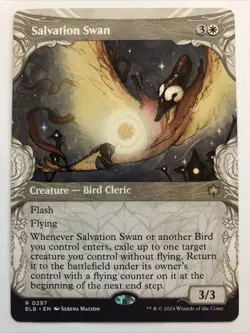 MTG Bloomburrow Salvation Swan Showcase 0297 NM Rare - Image 1