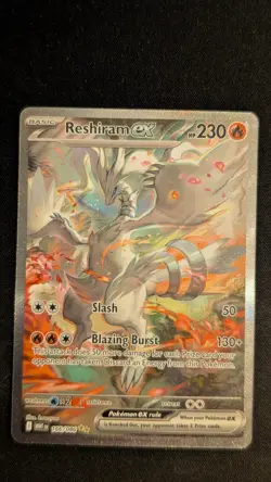 Pokemon TCG White Flare Sir Reshiram EX 166/086 Special Illustration Rare - Image 1