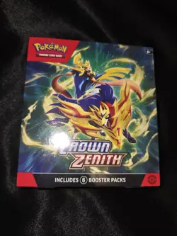 Pokemon TCG: Crown Zenith Booster Bundle (6 Booster Packs) Sealed - Image 1