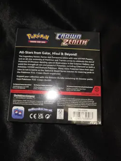 Pokemon TCG: Crown Zenith Booster Bundle (6 Booster Packs) Sealed - Image 2