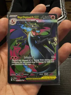 Pokemon- Mega Charizard X EX Phantasmal Flames English 109/094 Near Mint In Hand - Image 1