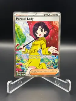 2023 Pokemon Scarlet and Violet Paradox Rift 238/182 Parasol Lady UR HOLO - Image 1