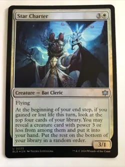 MTG Bloomburrow Star Charter Foil 0033 NM - Image 1