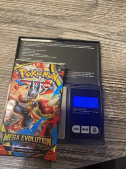 Pokemon Mega Evolution 22.86G *HEAVY PACK* Brand New And Sealed Booster Pack - Image 1