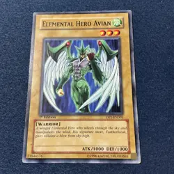 Yugioh TCG: Elemental Hero Avian DP1-EN001 (1st Edition) - Image 2