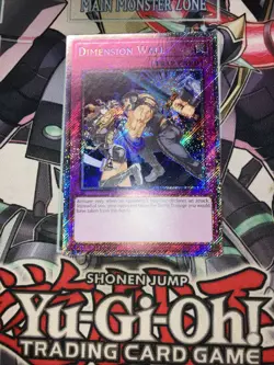 Dimension Wall Platinum Secret Rare RA04-EN127 Yugioh - Image 1