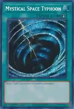 Yugioh! Mystical Space Typhoon - RA02-EN048 - Secret Rare - 1st Edition Near Min - Image 1