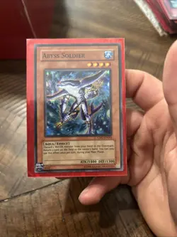 Yugioh Abyss Soldier CMC-EN001 Super Rare Promo NM - Image 1