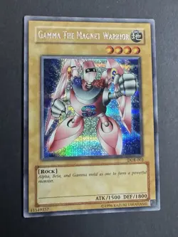 Yu-Gi-Oh! Gamma the Magnet Warrior DOR-003 Unlimited Prismatic Secret Rare NM - Image 1