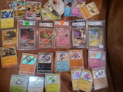 Pokemon Card Lot Mostly Japanese 30+ Cards 5 Graded Holo Al Baby Shiny Etc NM-M - Image 1