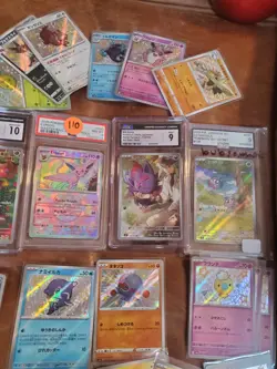 Pokemon Card Lot Mostly Japanese 30+ Cards 5 Graded Holo Al Baby Shiny Etc NM-M - Image 2