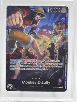 Monkey D Luffy One Piece PSA Magazine Exclusive Promo Card Gem Mint PSA 10 - Image 2