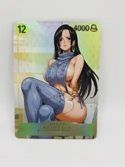 One Piece Goddess Boa Hancock Beauty #12 DIY Doujin Kawaii Art Holo Card - Image 1