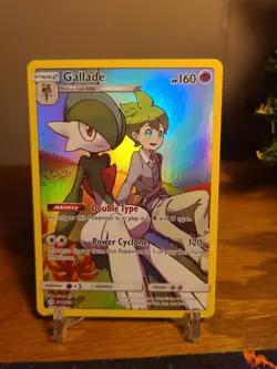 Pokemon TCG Gallade Holo Secret Rare Card Sun & Moon Cosmic Eclipse 244/236 - Image 1