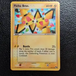 Pichu Bros 16/17 Pokemon Card TCG Non-Holo Nintendo Pop Series 3 HP Damaged - Image 1