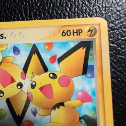 Pichu Bros 16/17 Pokemon Card TCG Non-Holo Nintendo Pop Series 3 HP Damaged - Image 3