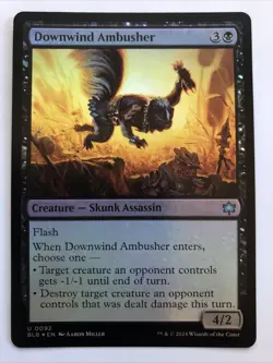 MTG Bloomburrow Downwind Ambusher Foil 0092 NM - Image 1