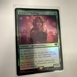 Delighted Halfling - Foil - Tales of Middle-Earth (LTR) MTG - Image 1