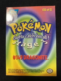 Dragonite #149 Foil Pokemon Card TCG Topps E12 Of 12 - Image 2