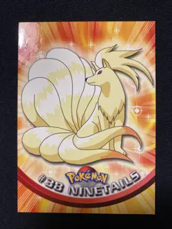 Ninetails #38 Pokemon Card TCG Topps Tv Animation Edition - Image 1