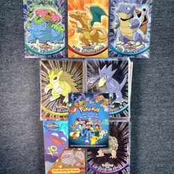 Topps Pokemon Tv Series 1 Complete Set 90/90 Cards 100% - Image 3