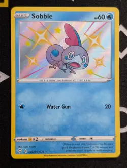 Sobble - SV025/SV122 - Pokemon Shining Fates Sword Shield Shiny Rare Card NM - Image 1