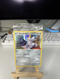 Pokemon TCG Duraludon SWSH028 GameStop Black Star Promo Card SEALED - Image 1
