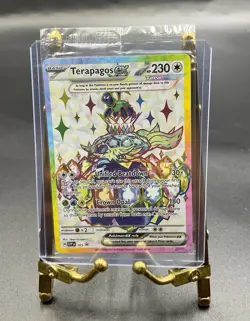 Terapagos EX 165 Sv: Scarlet & Violet Sealed Promo Card Holo Pokemon TCG - Image 1