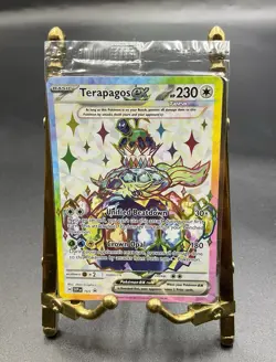 Terapagos EX 165 Sv: Scarlet & Violet Sealed Promo Card Holo Pokemon TCG - Image 2