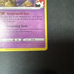 Pokemon TCG Gengar Non-Holo Card 066/196 Prize Pack Stamped - Image 5