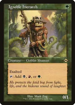 MTG Ignoble Hierarch Etched ** Modern Horizons 2 ** English (NM) - Image 1