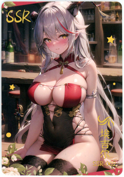 ?KMS AGIR Goddess Story Anime Waifu Doujin Card STAR DREAM DESIRE SSR-002 Card - Image 1