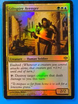 MTG 1x FOIL Giltspire Avenger Conflux Modern Magic the Gathering Card x1 LP - Image 1